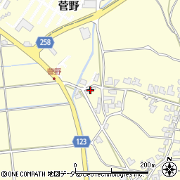 福井県あわら市菅野29-23周辺の地図