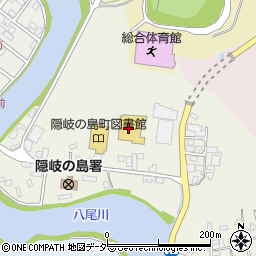隠岐の島町立隠岐島文化会館周辺の地図