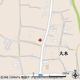 茨城県下妻市大木311周辺の地図