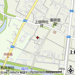 埼玉県熊谷市上根585周辺の地図