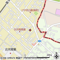 茨城県古河市静町23-9周辺の地図