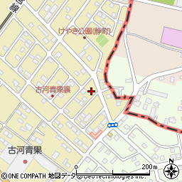 茨城県古河市静町23-17周辺の地図