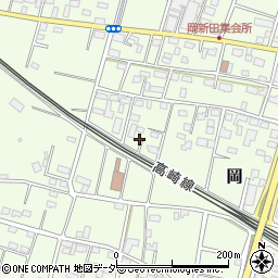 埼玉県深谷市岡2516周辺の地図
