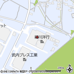 株式会社細川洋行　群馬藤岡工場周辺の地図