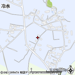 茨城県鉾田市冷水1061周辺の地図