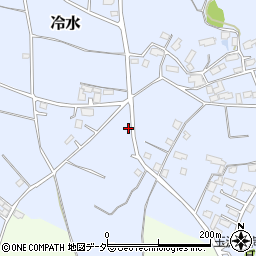 茨城県鉾田市冷水1063周辺の地図