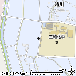 茨城県古河市諸川1976周辺の地図