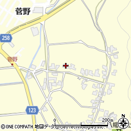 福井県あわら市菅野31-2周辺の地図