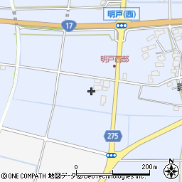 埼玉県深谷市明戸154周辺の地図