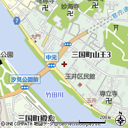 中元公園周辺の地図
