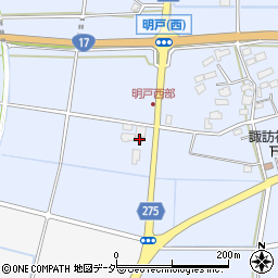埼玉県深谷市明戸152周辺の地図