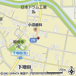 埼玉県熊谷市下増田79周辺の地図