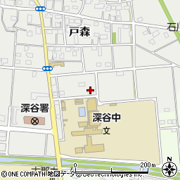 埼玉県深谷市戸森38周辺の地図