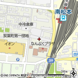 日本通運株式会社　松本支店引越・美術品輸送周辺の地図