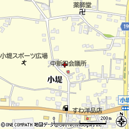 茨城県古河市小堤268周辺の地図