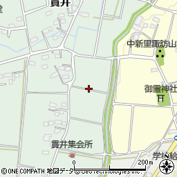 埼玉県神川町（児玉郡）貫井周辺の地図