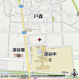 埼玉県深谷市戸森39周辺の地図