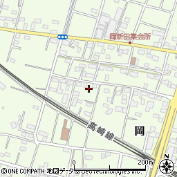 埼玉県深谷市岡2518周辺の地図