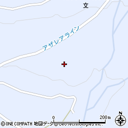 長野県松本市入山辺三城周辺の地図