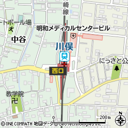 川俣駅周辺の地図