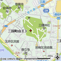 福井県坂井市三国町山王周辺の地図