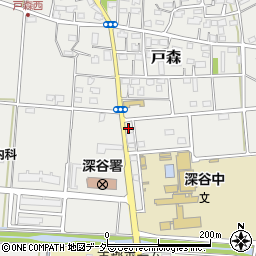 埼玉県深谷市戸森87周辺の地図