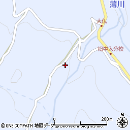 長野県松本市入山辺大仏6046-5周辺の地図