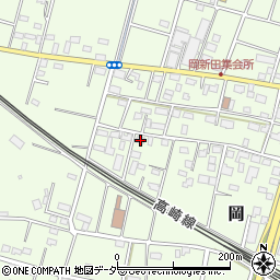 埼玉県深谷市岡2513周辺の地図