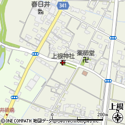 上根神社周辺の地図