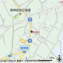 ファミリーマート藤岡神田店周辺の地図