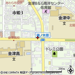 福井県あわら市市姫周辺の地図