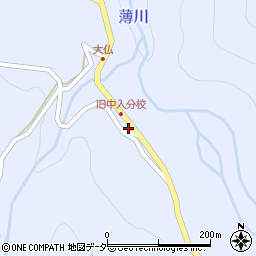 長野県松本市入山辺大仏6250周辺の地図