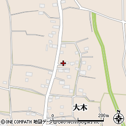 茨城県下妻市大木304周辺の地図