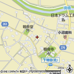 埼玉県熊谷市下増田850周辺の地図