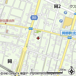 埼玉県深谷市岡2606周辺の地図