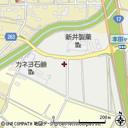 埼玉県深谷市本田ケ谷133周辺の地図
