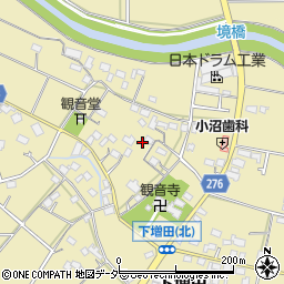 埼玉県熊谷市下増田854周辺の地図