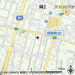 埼玉県深谷市岡2614周辺の地図