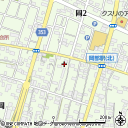 埼玉県深谷市岡2613周辺の地図