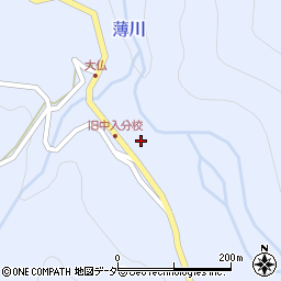 長野県松本市入山辺大仏6948-4周辺の地図