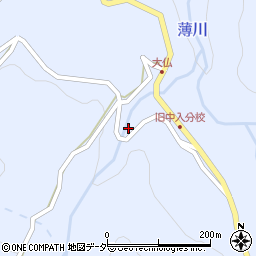 長野県松本市入山辺大仏6030周辺の地図