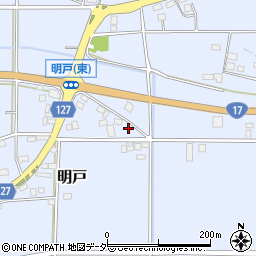 埼玉県深谷市明戸454周辺の地図