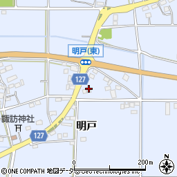 埼玉県深谷市明戸445-3周辺の地図