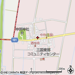 福井県坂井市三国町西今市24-7周辺の地図