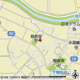 埼玉県熊谷市下増田843周辺の地図
