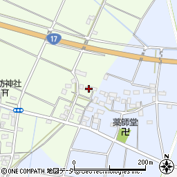 埼玉県深谷市上敷免622周辺の地図