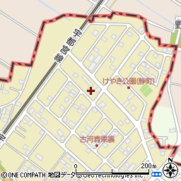 茨城県古河市静町28-23周辺の地図