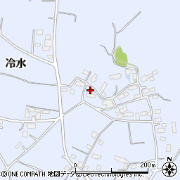 茨城県鉾田市冷水1197周辺の地図