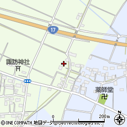 埼玉県深谷市上敷免627周辺の地図