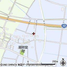 埼玉県深谷市明戸38周辺の地図